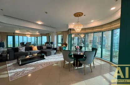 Apartment - 3 Bedrooms - 4 Bathrooms for rent in Marina Crown - Dubai Marina - Dubai