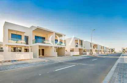 Outdoor House image for: Townhouse - 3 Bedrooms - 5 Bathrooms for sale in The Magnolias - Yas Acres - Yas Island - Abu Dhabi, Image 1