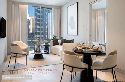 Living / Dining Room image for: Apartment - 1 Bedroom - 2 Bathrooms for sale in Marina Star - Dubai Marina - Dubai, Image 1