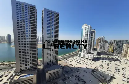 Apartment - 2 Bedrooms - 2 Bathrooms for rent in Al Hafeet Tower - Al Khan - Sharjah