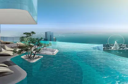 Apartment - 2 Bedrooms - 3 Bathrooms for sale in Al Habtoor Tower - Dubai Marina - Dubai