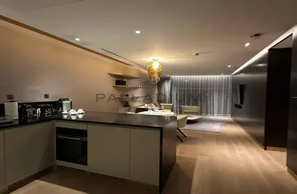 صورة لـ مطبخ شقة - غرفة نوم - 2 حمامات للايجار في برج أوبوس - الخليج التجاري - دبي ، صورة رقم 1