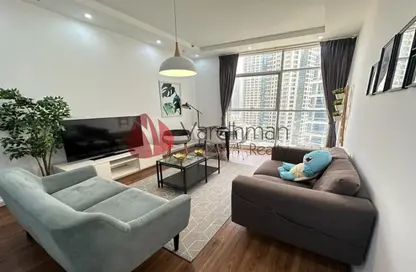 Apartment - 1 Bedroom - 2 Bathrooms for rent in Skyview Tower - Dubai Marina - Dubai
