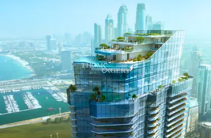 Apartment - 2 Bedrooms - 3 Bathrooms for sale in Habtoor Grand Residences - Dubai Marina - Dubai