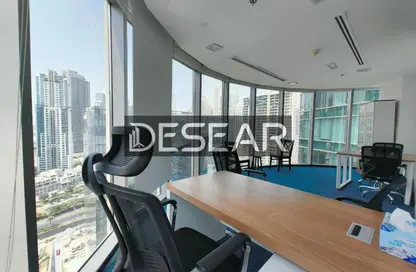 Office Space - Studio - 2 Bathrooms for rent in The Binary Tower - Business Bay - Dubai