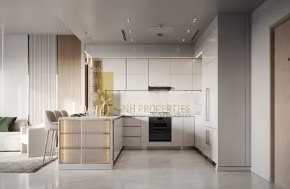Kitchen image for: Apartment - 2 Bedrooms - 3 Bathrooms for sale in Binghatti Gardenia - Jumeirah Village Circle - Dubai, Image 1