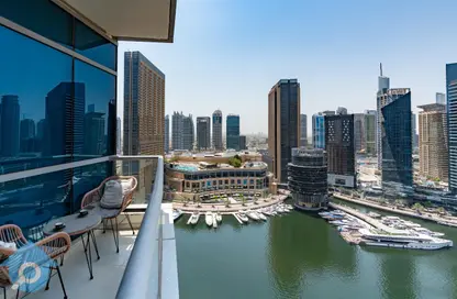 Apartment - Studio - 1 Bathroom for rent in Bay Central West - Bay Central - Dubai Marina - Dubai