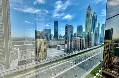 نصف طابق - استوديو - 1 حمام للايجار في برج الموسى 2 - أبراج الموسى - شارع الشيخ زايد - دبي