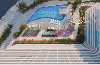 شقة - غرفة نوم - 2 حمامات للبيع في سامانا بورترفينو - مدينة دبي للإنتاج (اي ام بي زد) - دبي