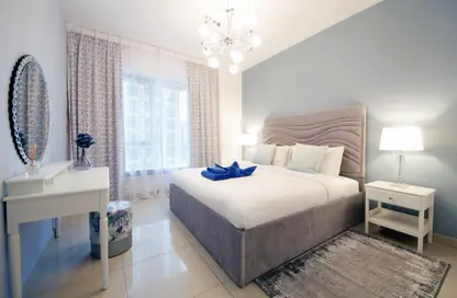 Room / Bedroom image for: Apartment - 2 Bedrooms - 2 Bathrooms for rent in 29 Burj Boulevard - Downtown Dubai - Dubai, Image 1
