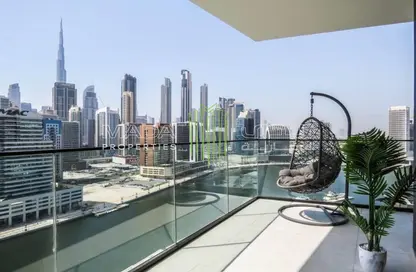 Balcony image for: Apartment - 1 Bedroom - 2 Bathrooms for sale in Binghatti Canal - Business Bay - Dubai, Image 1