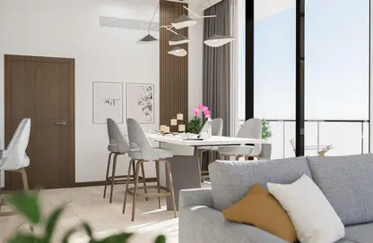 Living / Dining Room image for: Whole Building - Studio for sale in La Vita Bella - Jumeirah Village Circle - Dubai, Image 1