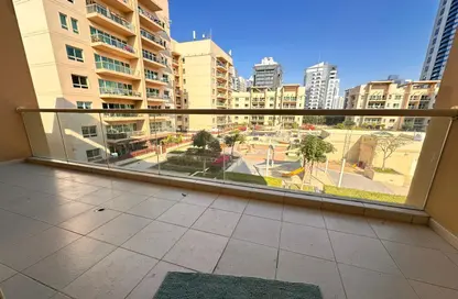 Balcony image for: Apartment - 2 Bedrooms - 3 Bathrooms for sale in Al Dhafra 4 - Al Dhafra - Greens - Dubai, Image 1