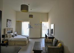 Room / Bedroom image for: Studio - 1 bathroom for rent in The Bridge - Dubai Sports City - Dubai, Image 1