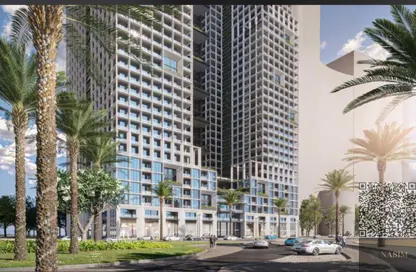 Apartment - 2 Bedrooms - 2 Bathrooms for sale in Corniche Tower - Ajman Corniche Road - Ajman