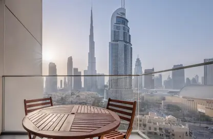 Balcony image for: Apartment - 2 Bedrooms - 2 Bathrooms for rent in Burj Royale - Downtown Dubai - Dubai, Image 1