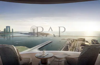 Water View image for: Apartment - 1 Bedroom - 2 Bathrooms for sale in Bayview - EMAAR Beachfront - Dubai Harbour - Dubai, Image 1