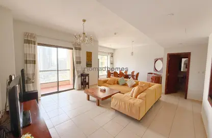 Apartment - 3 Bedrooms - 4 Bathrooms for rent in Rimal 6 - Rimal - Jumeirah Beach Residence - Dubai