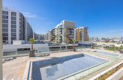Pool image for: Apartment - 1 Bathroom for rent in AZIZI Riviera 8 - Meydan One - Meydan - Dubai, Image 1