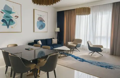 Apartment - 2 Bedrooms - 2 Bathrooms for rent in Palm View - Dubai Media City - Dubai