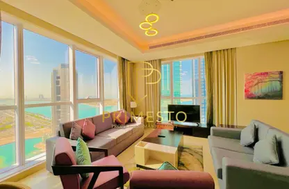 Apartment - 2 Bedrooms - 3 Bathrooms for rent in Al Jowhara Tower - Corniche Road - Abu Dhabi
