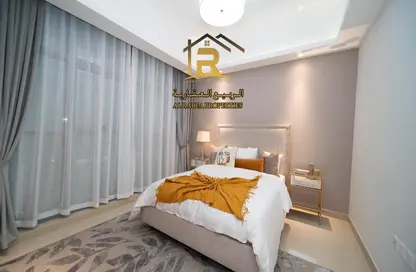 صورة لـ غرفة- غرفة النوم شقة - 2 غرف نوم - 2 حمامات للبيع في برج الجولف - مدينة الإمارات - عجمان ، صورة رقم 1