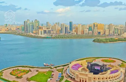 Apartment - 2 Bedrooms - 3 Bathrooms for rent in Al Dana Tower - Al Majaz 3 - Al Majaz - Sharjah