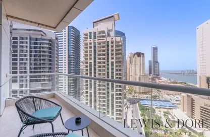 Apartment - 1 Bedroom - 2 Bathrooms for rent in Botanica Tower - Dubai Marina - Dubai