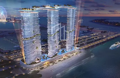 Water View image for: Apartment - 1 Bedroom - 1 Bathroom for sale in Tower A - Damac Bay - Dubai Harbour - Dubai, Image 1