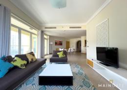 صورةغرفة المعيشة لـ: شقة - 3 غرف نوم - 3 حمامات للكراء في الداس - مساكن شور لاين - نخلة جميرا - دبي, صورة 1