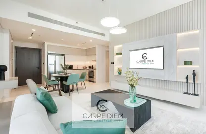 Apartment - 2 Bedrooms - 2 Bathrooms for rent in Marina Vista - EMAAR Beachfront - Dubai Harbour - Dubai