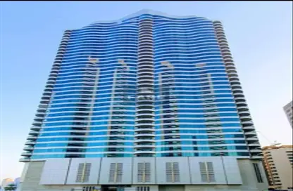 Outdoor Building image for: Apartment - 2 Bedrooms - 3 Bathrooms for sale in Blue Tower - Al Majaz 3 - Al Majaz - Sharjah, Image 1