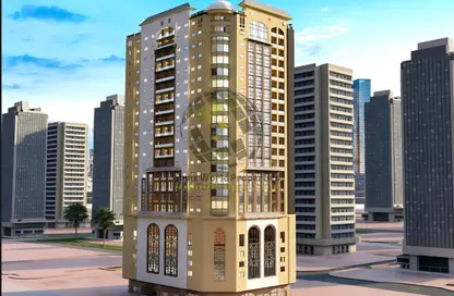 Apartment - 1 Bedroom - 2 Bathrooms for sale in Nuaimia Two Tower - Al Nuaimiya - Ajman