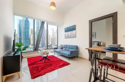 Apartment - 1 Bedroom - 2 Bathrooms for rent in Silverene Tower B - Silverene - Dubai Marina - Dubai