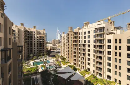 Outdoor Building image for: Apartment - 2 Bedrooms - 3 Bathrooms for rent in Asayel - Madinat Jumeirah Living - Umm Suqeim - Dubai, Image 1