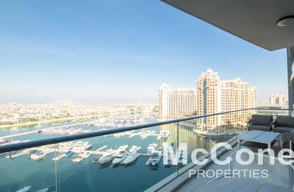 Balcony image for: Apartment - 2 Bedrooms - 3 Bathrooms for sale in Oceana Pacific - Oceana - Palm Jumeirah - Dubai, Image 1