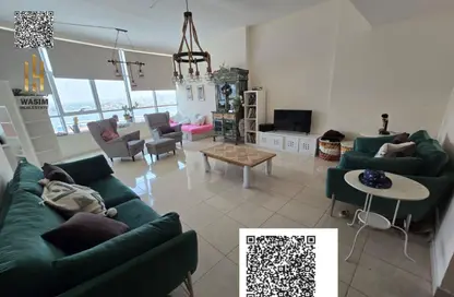 Apartment - 1 Bedroom - 2 Bathrooms for rent in Orient Towers - Al Bustan - Ajman
