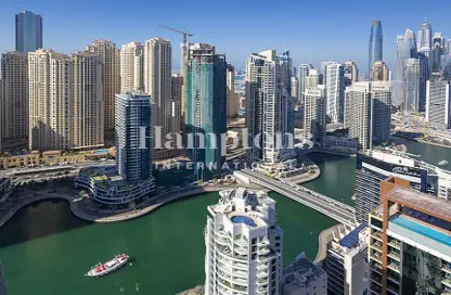 شقة - غرفة نوم - 1 حمام للبيع في جي دبليو ماريوت هوتيل مارينا - دبي مارينا - دبي