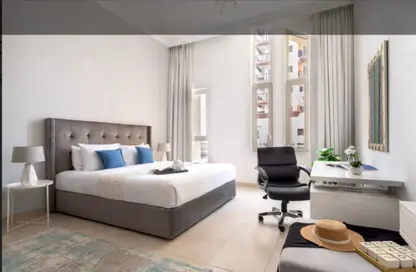 Apartment - Studio - 1 Bathroom for rent in Mediterranean - Canal Residence - Dubai Sports City - Dubai