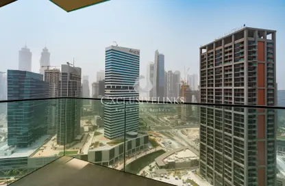 Apartment - Studio - 1 Bathroom for rent in Peninsula Five - Peninsula - Business Bay - Dubai