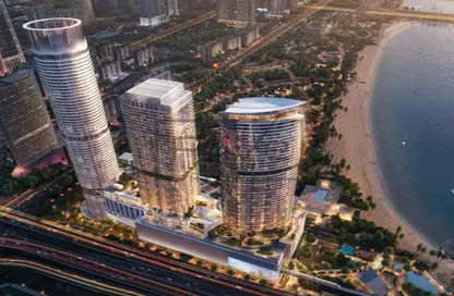 شقة - 3 غرف نوم - 3 حمامات للبيع في أبراج بالم بيتش 2 - أبراج بالم بيتش - نخلة جميرا - دبي