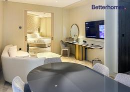 صورةغرفة المعيشة لـ: النزل و الشقق الفندقية - 1 غرفة نوم - 2 حمامات للبيع في فايف نخلة جميرا - نخلة الجميرا - دبي, صورة 1