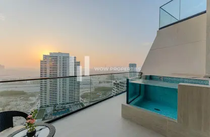 شقة - غرفة نوم - 2 حمامات للايجار في بن غاطي رويال - منطقة 18 - قرية جميرا الدائرية - دبي