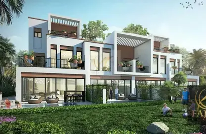 Townhouse - 5 Bedrooms - 4 Bathrooms for sale in Costa Brava at DAMAC Lagoons - Damac Lagoons - Dubai