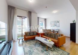 Living Room image for: Apartment - 2 bedrooms - 2 bathrooms for sale in Shams 2 - Shams - Jumeirah Beach Residence - Dubai, Image 1
