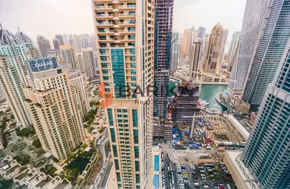 شقة - غرفة نوم - 1 حمام للايجار في برج ماج 218 - دبي مارينا - دبي