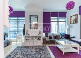 Apartment - 1 bedroom - 2 bathrooms for sale in Zumurud Tower - Dubai Marina - Dubai Living Room image for: Apartment - 1 bedroom - 2 bathrooms for sale in Zumurud Tower - Dubai Marina - Dubai, Image 1
