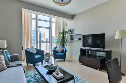 Apartment - 1 Bedroom - 2 Bathrooms for rent in Movenpick Jumeirah Lakes Towers - JLT Cluster A - Jumeirah Lake Towers - Dubai