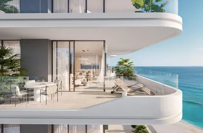 Terrace image for: Apartment - 4 Bedrooms - 5 Bathrooms for sale in Nikki Beach Residences - Al Marjan Island - Ras Al Khaimah, Image 1
