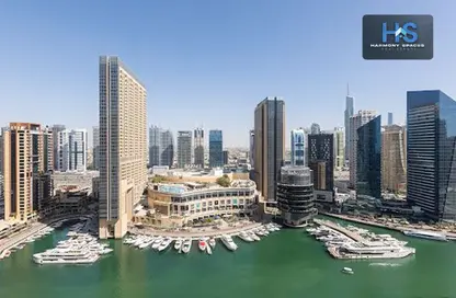 شقة - غرفة نوم - 2 حمامات للايجار في باي سنترال غرب - باي سنترال - دبي مارينا - دبي